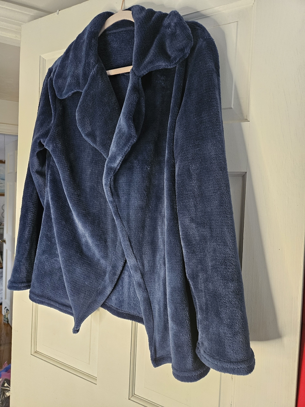 Cozy Plush Navy Blue Women's Jacket#275.